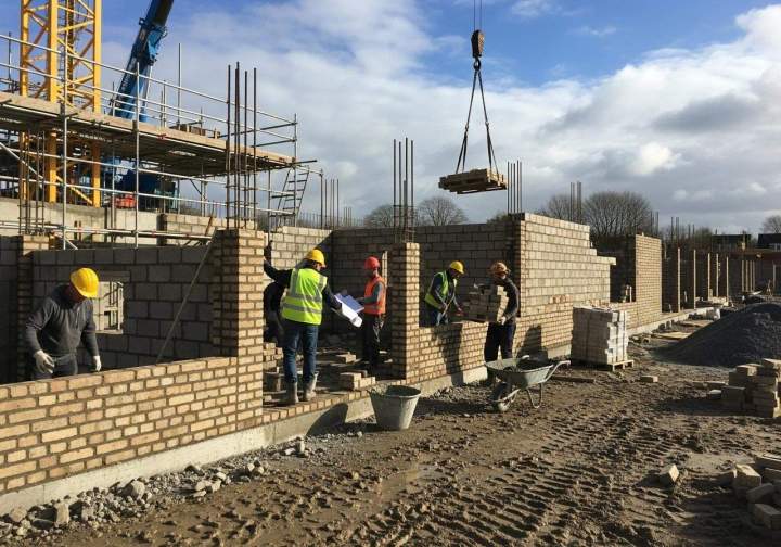 Construction d'un bâtiment Lure