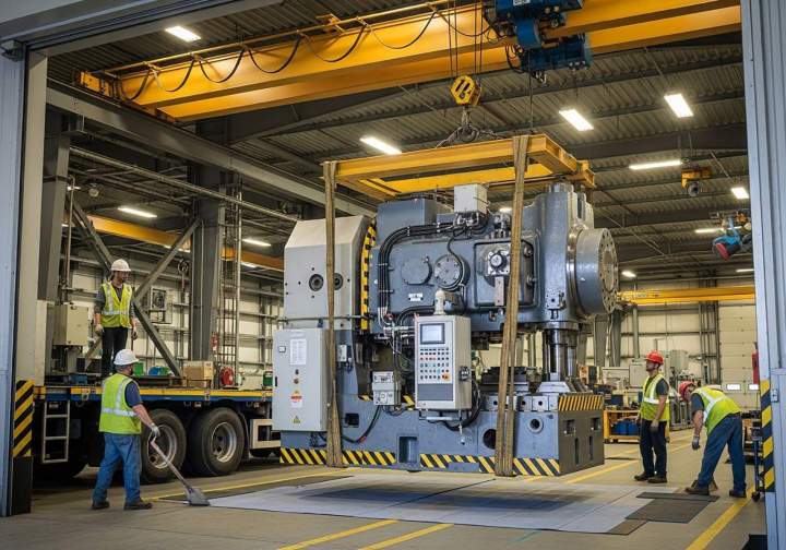 Déménagement et réimplantation de vos machines industrielles